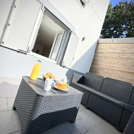 Cosy & Moderne T2 Avec Jardin Parking 아파트 *